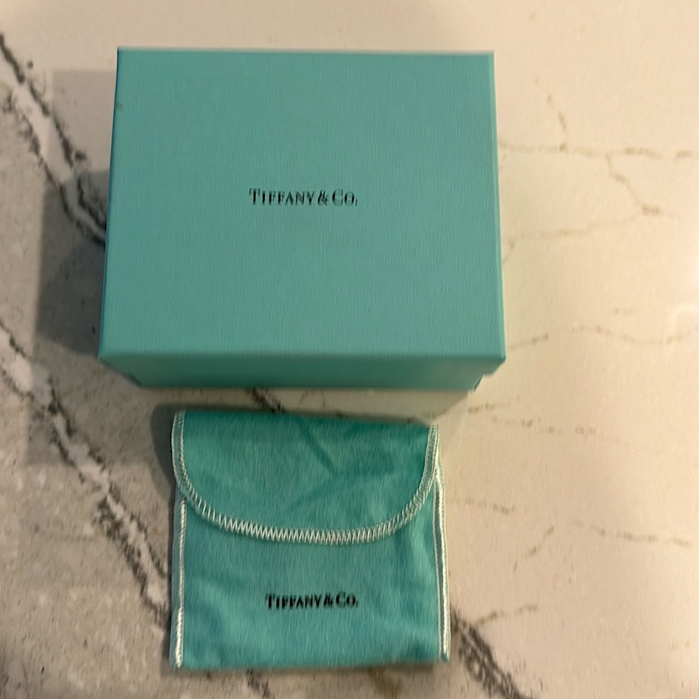 Tiffany & Company jewelry box with dust bag